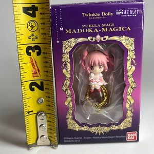 NIB RARE Puella Magi Madoka Magica Twinkle Dolly Keychain (Madoka)